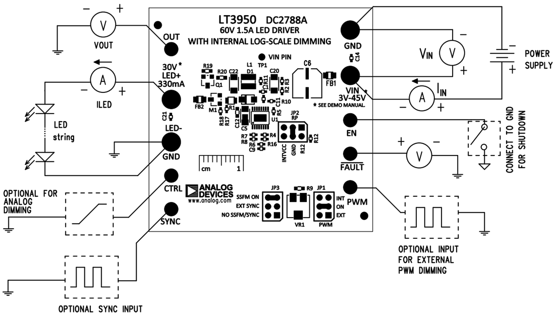 Mechanical Drawing - Analog Devices Inc. DC2788A Demonstration Circuit for LT3950 Mechanical Drawing - Analog Devices Inc. DC2788A Demonstration Circuit for LT3950
