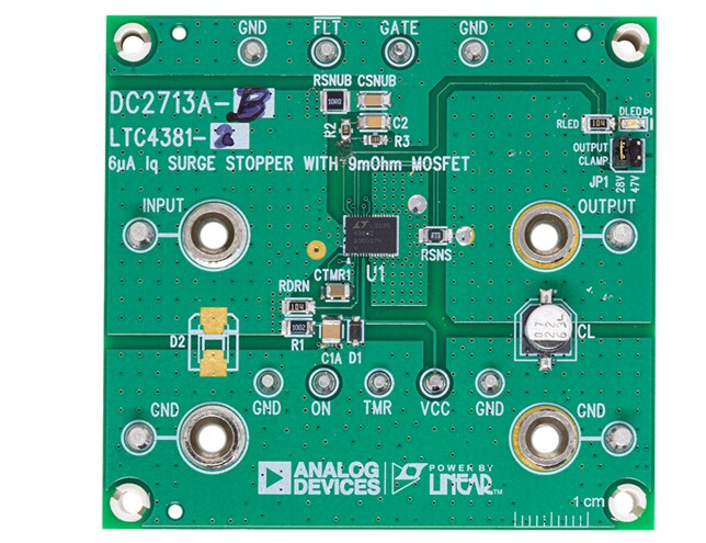 Analog Devices Inc. LTC4381 Demo Boards DC2713A-A/B Analog Devices Inc. LTC4381 Demo Boards DC2713A-A/B
